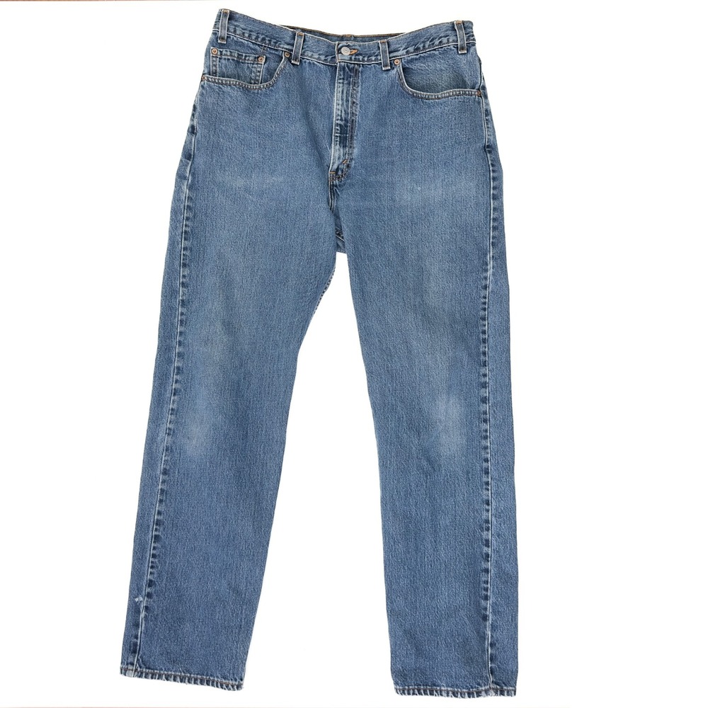 Vintage 90's Levi's 505 Regular Fit Jeans – Made‎ in USA – W38